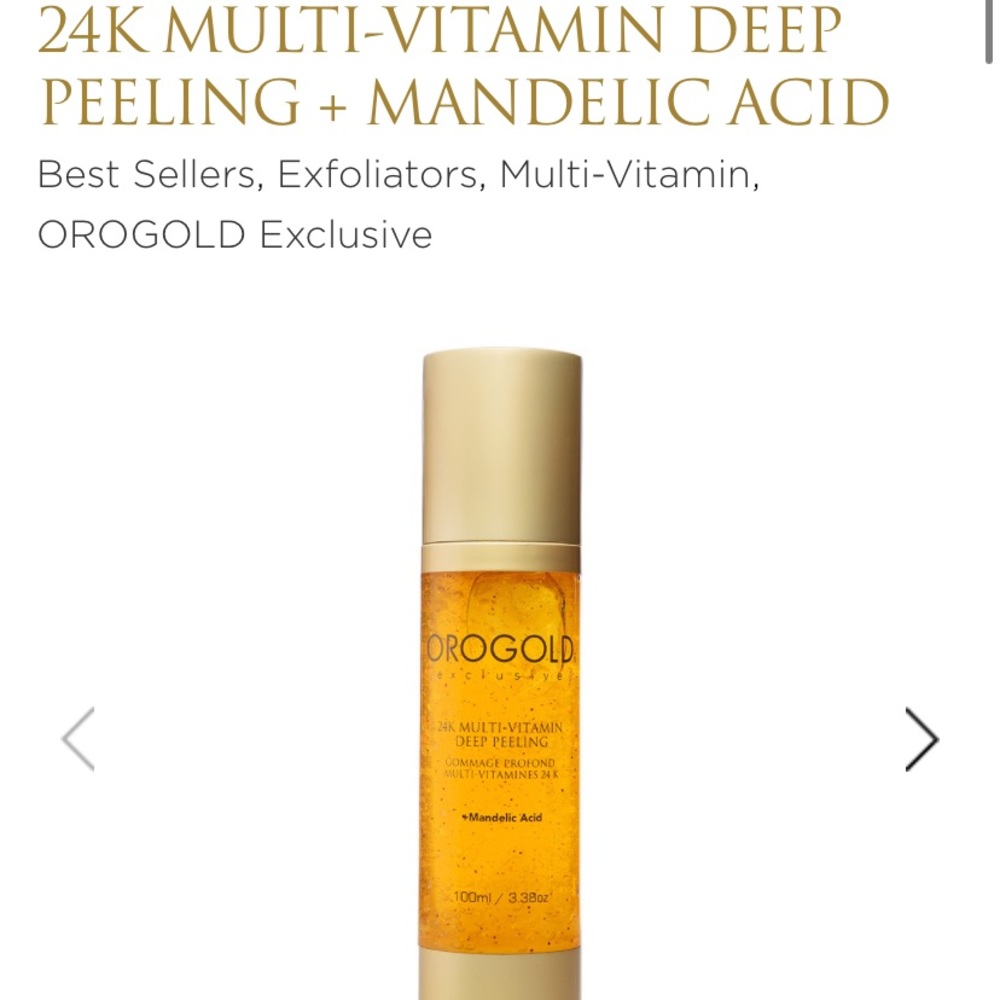 Orogold 24K Multi-Vitamin Deep Peeling